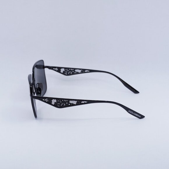 Dolce & Gabbana DG2310 01/87 Sunglasses Black Frame, Grey Lenses - Lowest Price!